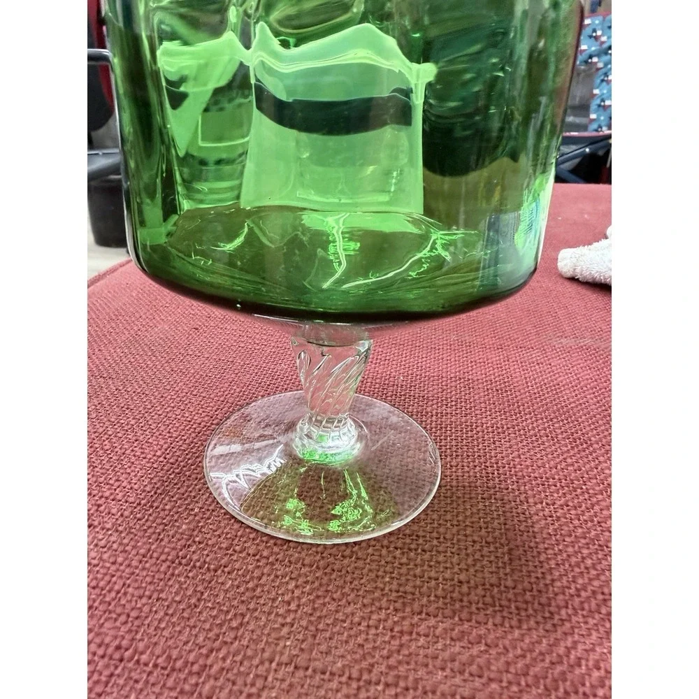 Vintage 1960's Empoli/Rossini Italian Green‎ Dish No Lid